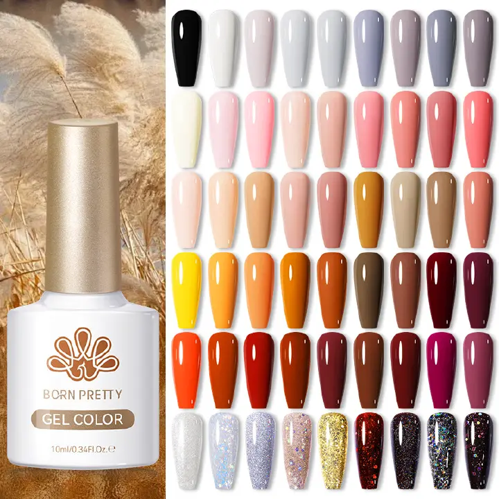 BORN PRETTY full set of manicure nail polish glue phototherapy glue 130 colors nail UV glue gel