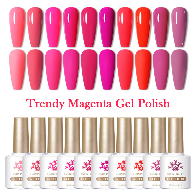 BORN PRETTY full set of manicure nail polish glue phototherapy glue 130 colors nail UV glue gel