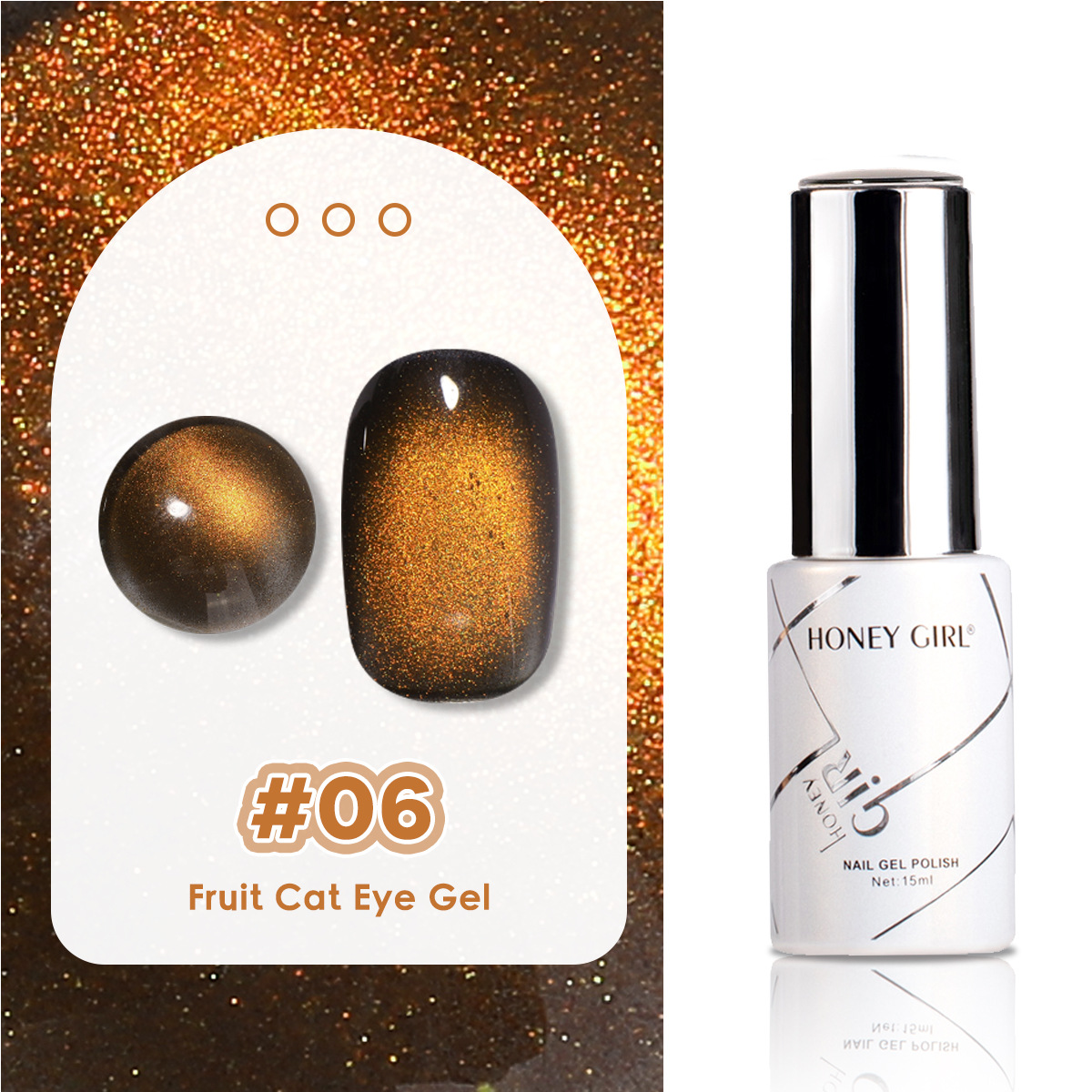 Hot-selling 10-color Ice-Permeable Cat Eye Gel Aurora Starry Sky Glass Beads Versatile Whitening Nail Polish Gel Set