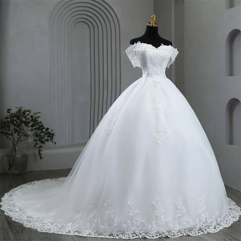 European and American style main wedding dress one shoulder new slim fit bridal skirt travel photography out door main wedding dress