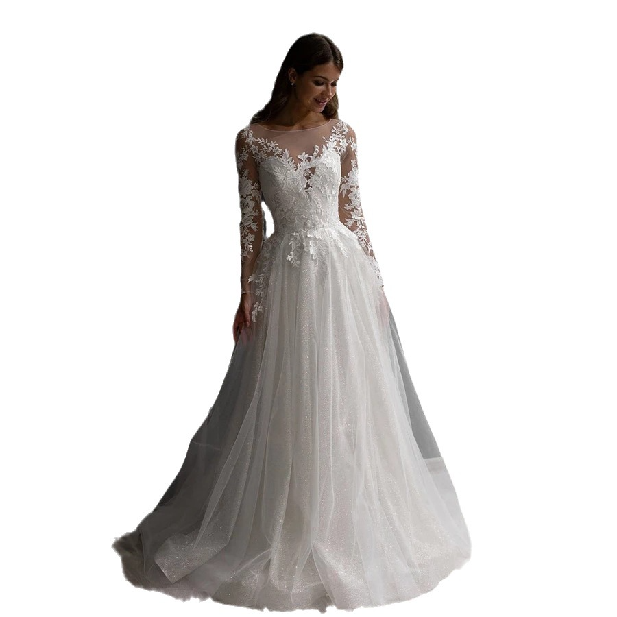 Evening dress summer European and American new light wedding dress Evening dress summer European and American new light wedding dress