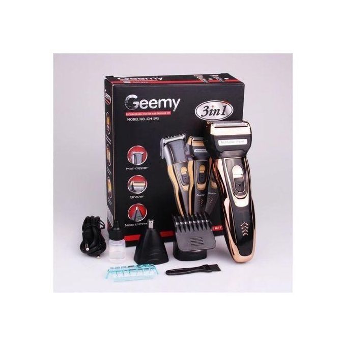 Geemy Affordable Barber Shaving Machine-Kinyozi // Shaver // Kinyozi // Best Kinyozi // BEST Rechargeable Smoother Hair Shaving Machine, Shaver- 3 In 1 FOR KINYOZI BUSINESS.