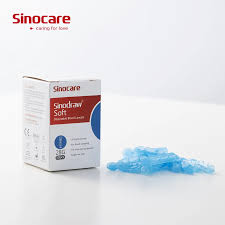 Sinocare Sinodraw Soft Disposable Blood Lancets – 28G Sterile Safety Lancets for Glucometer Testing, 50 Pieces per Box for Diabetes Blood Sugar Monitoring