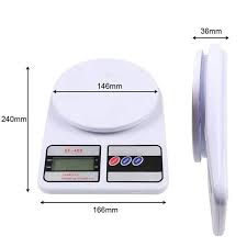 Digital Kitchen Weighing Scale – High-Precision Electronic Food Scale with LCD Display, Tare Function & Multi-Unit Conversion for Baking & Cooking