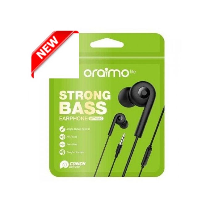 Oraimo Strong Pure Bass Stereo Earphone With MIC