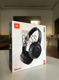 JBL Tune 510BT Black Wireless On-Ear Headphones – 40H Playtime, JBL Pure Bass Sound, Bluetooth 5.0, Multi-Point Connection & USB-C Fast Charging