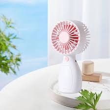 Handheld Fan Portable Mini USB Rechargeable Small Makeup Eyelash Fan – 3-Speed Personal Air Cooler for Women Girls, Outdoor Office Travel Essentials