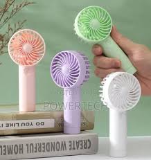 Handheld Fan Portable Mini USB Rechargeable Small Makeup Eyelash Fan – 3-Speed Personal Air Cooler for Women Girls, Outdoor Office Travel Essentials