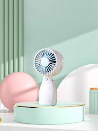 Handheld Fan Portable Mini USB Rechargeable Small Makeup Eyelash Fan – 3-Speed Personal Air Cooler for Women Girls, Outdoor Office Travel Essentials