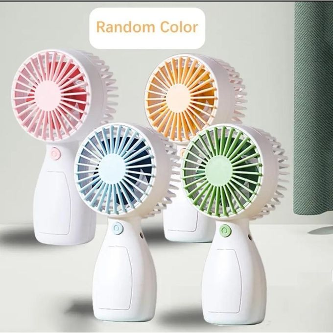Handheld Fan Portable Mini USB Rechargeable Small Makeup Eyelash Fan – 3-Speed Personal Air Cooler for Women Girls, Outdoor Office Travel Essentials