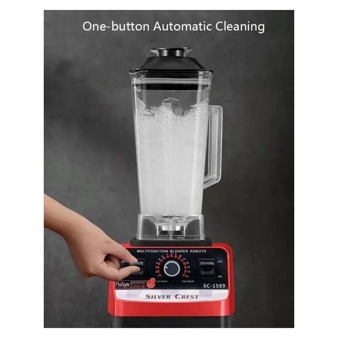 SILVERCREST GERMANY 2 in 1 Heavy Duty Commercial Blender – 4500W/5000W/8000W Professional Mixer with 2L/3L Capacity, Stainless Steel Blades & Dual Jars for Grinding & Juicing