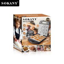 🍪 SOKANY SK-17A 1400W Biscuit Machine – Multi-Shape Cookie Maker with Non-Stick Plates, Double-Sided Heating & Easy-Clean Design for Perfect Homemade Treats 🍪