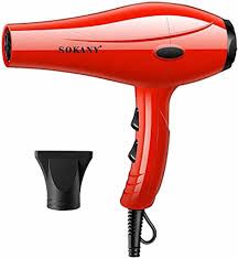 Nunix HD-01C Professional Hair Dryer with Accessories – 2200W, 2 Speeds & 4 Heats, G6/G9 Nozzles, Reinforced Shockproof Body for Salon-Quality Styling