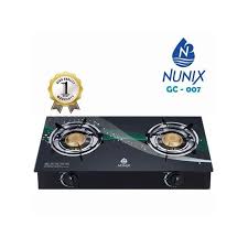 PRICE DROP! Nunix GC-004 Tempered Glass Top Cooker – 2-Burner Table Top Gas Stove with Auto Ignition, Whirlwind Technology & FREE Gas Regulator – Efficient & Stylish