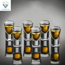 6 Pcs Tot Glass Set – 15ml Clear Glass Shot Cups for Spirits, Liqueurs & Tasting – Ideal for Home Bars, Parties & Sampling