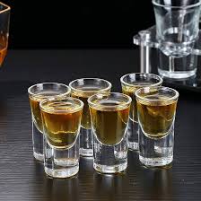 6 Pcs Tot Glass Set – 15ml Clear Glass Shot Cups for Spirits, Liqueurs & Tasting – Ideal for Home Bars, Parties & Sampling