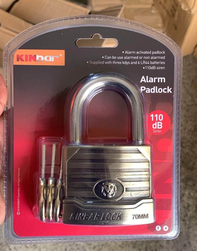 Alarm padlocks