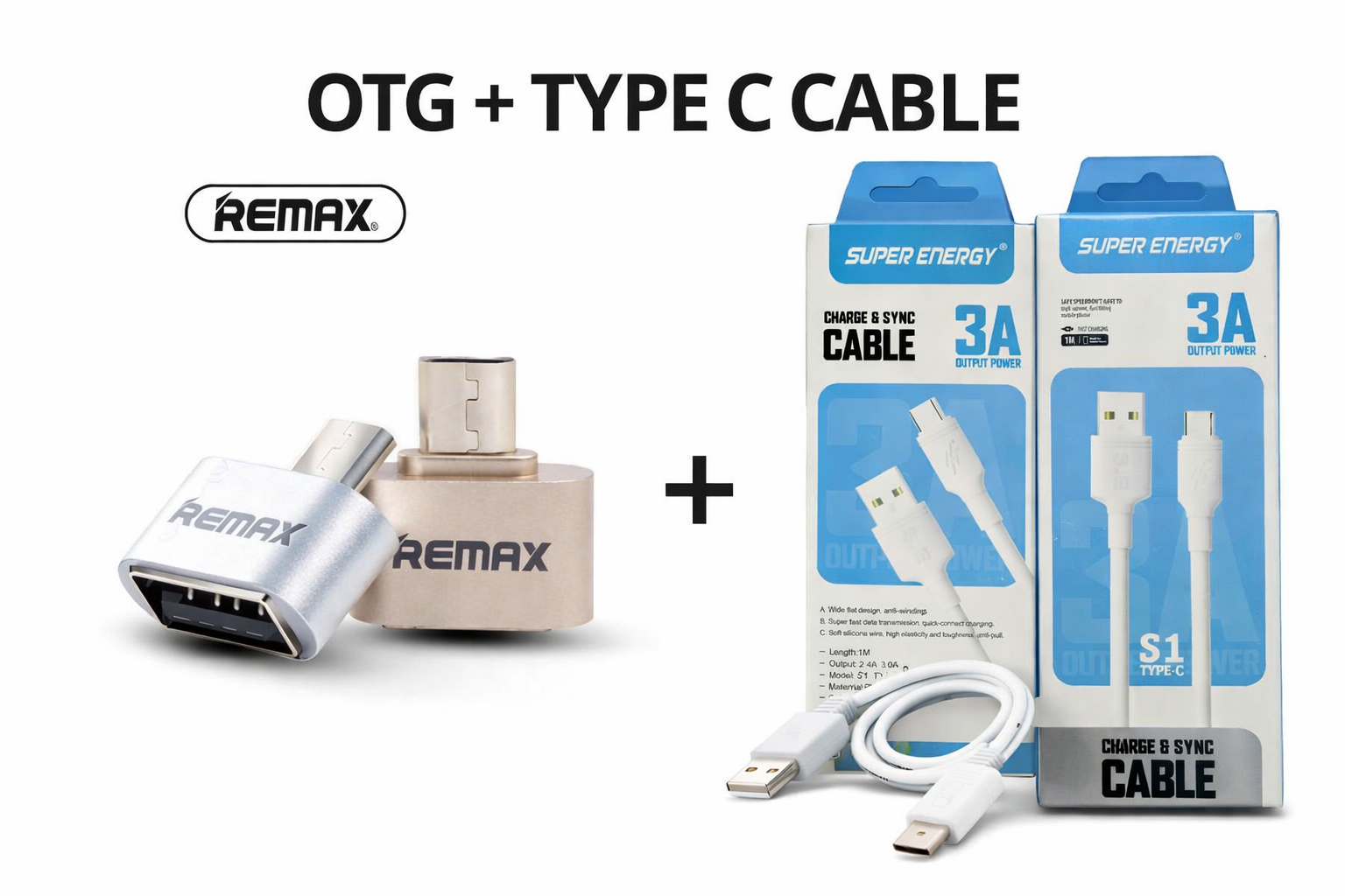 OTG type C and  a TYPE C cable