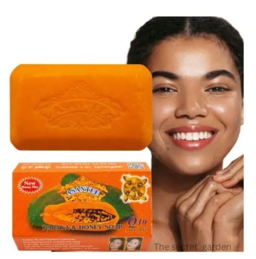 Original Asantee Papaya And Honey Anti Acne Soap - 125g Nourishing, Natural Skincare for Smooth & Glowing Skin Asante soap
