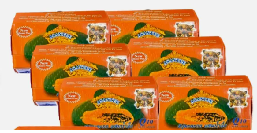 Original Asantee Papaya And Honey Anti Acne Soap - 125g Nourishing, Natural Skincare for Smooth & Glowing Skin Asante soap