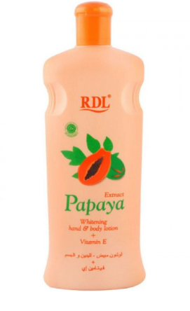 RDL Papaya Extract Whitening Hand & Body Lotion + Vitamin E 600ml