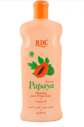 RDL Papaya Extract Whitening Hand & Body Lotion + Vitamin E 600ml