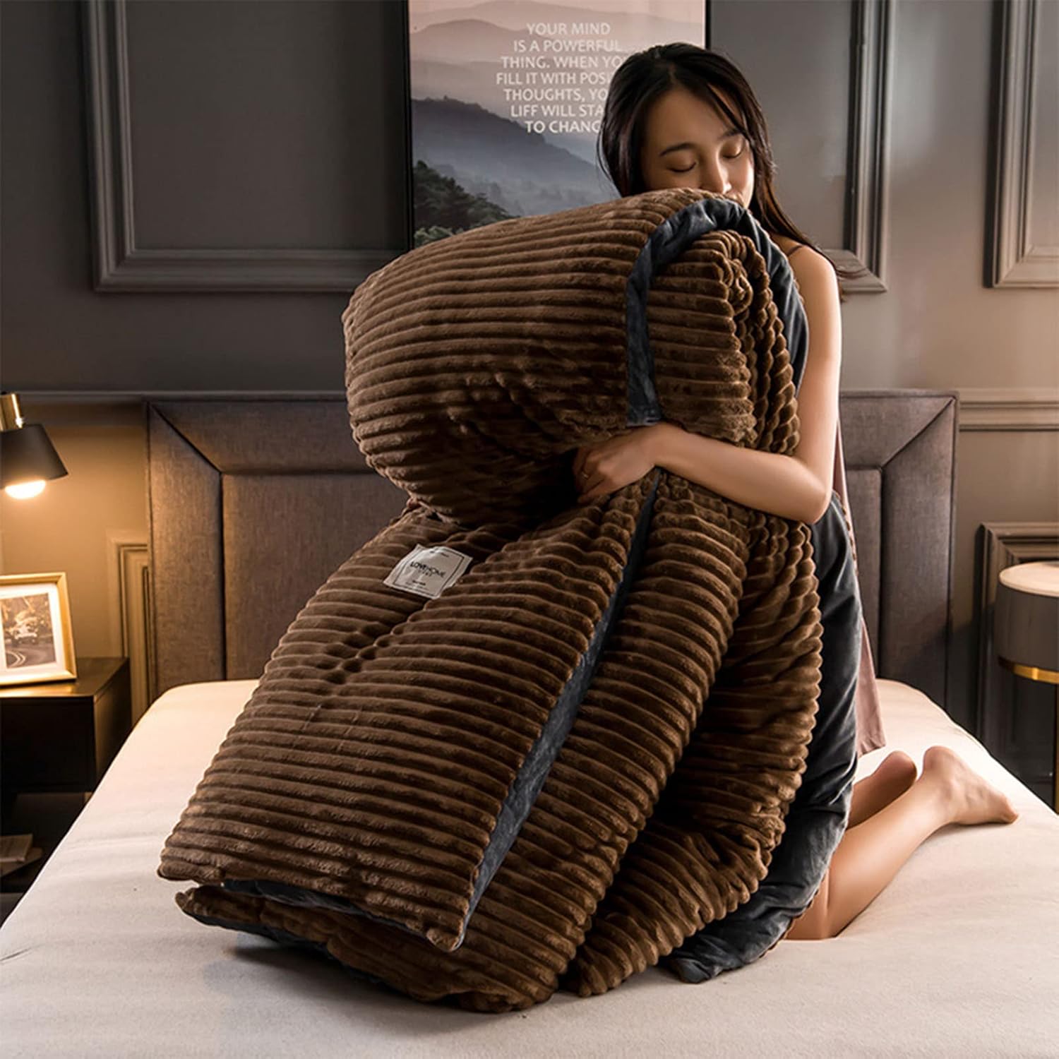 [CLEARANCE OFFER]] 1pc Single Velvet Woolen Duvet: No bedsheet, no pillowcases