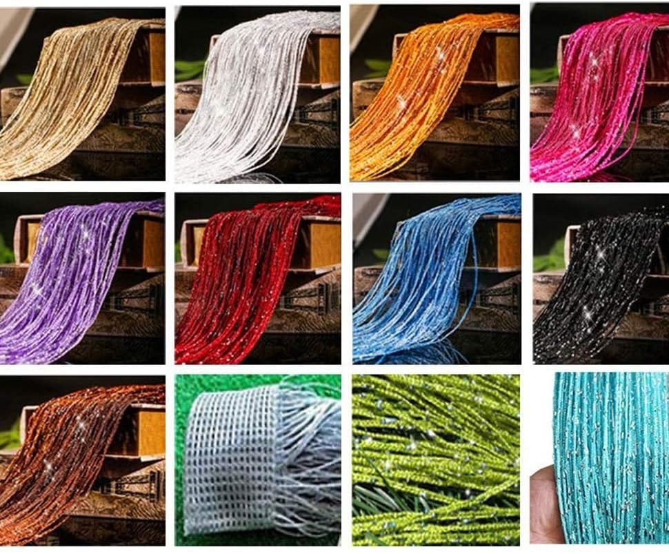 Decorative Door String Curtains Wall Panel Tassels Blinds Room Divider for Wedding Party Restaurant Home Salon,Kinyozi,Open Doors