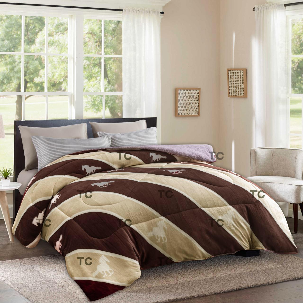 1 PC Soft Velvet Woolen Duvet Blanket