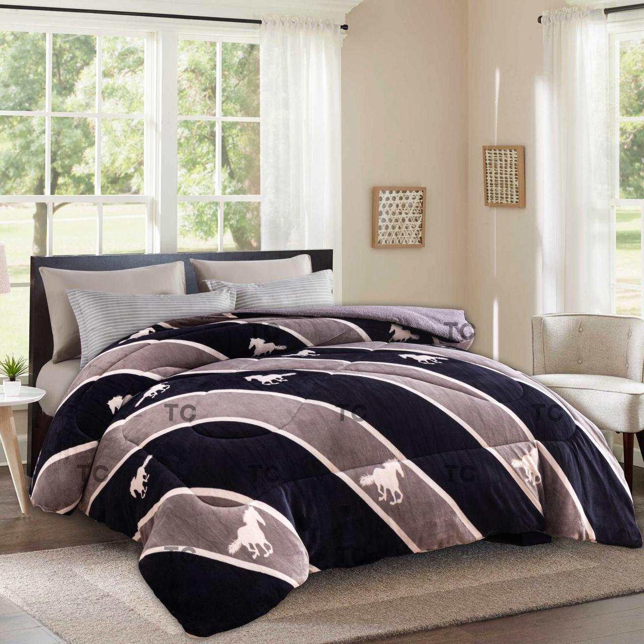 1 PC Soft Velvet Woolen Duvet Blanket