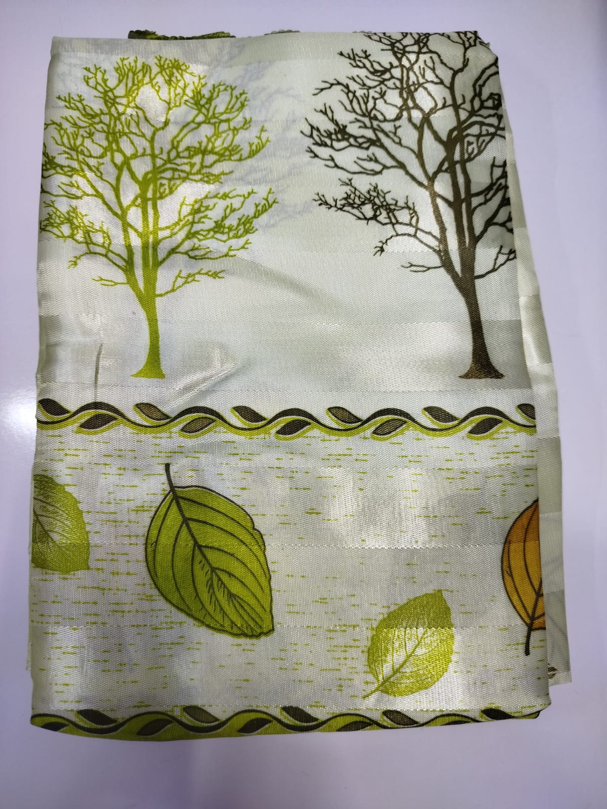 3M Set (1.5m + 1.5m ) Elegant Floral Window/ Door  Curtains – Luxury Living Room & Bedroom Drapes