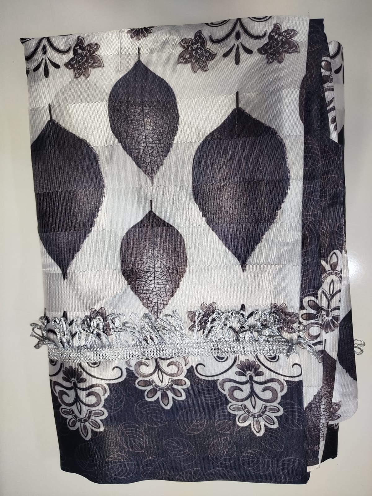 3M Set (1.5m + 1.5m ) Elegant Floral Window/ Door  Curtains – Luxury Living Room & Bedroom Drapes