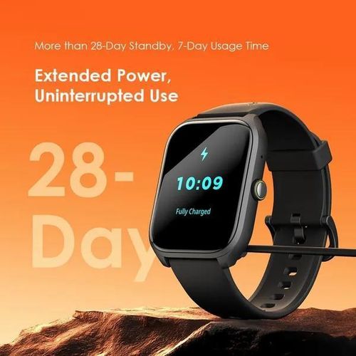 Oraimo Watch 5 Lite OSW-804 Smart Watch with Bluetooth Calling, 2.01” HD Full Touch Display, IP68 Waterproof Fitness Tracker, Heart Rate & SpO₂ Monitor, 100+ Sports Modes, Long Battery Life Smartwatch