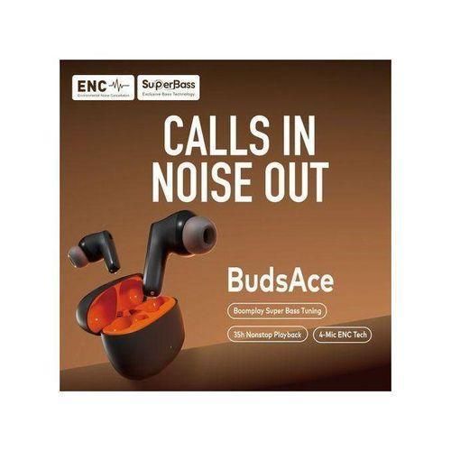 Itel Buds Ace ENC Super Bass Earbuds | True Wireless Bluetooth Earphones with Environmental Noise Cancellation, Deep Bass Sound, Long Battery Life & Touch Control for Android & iPhone