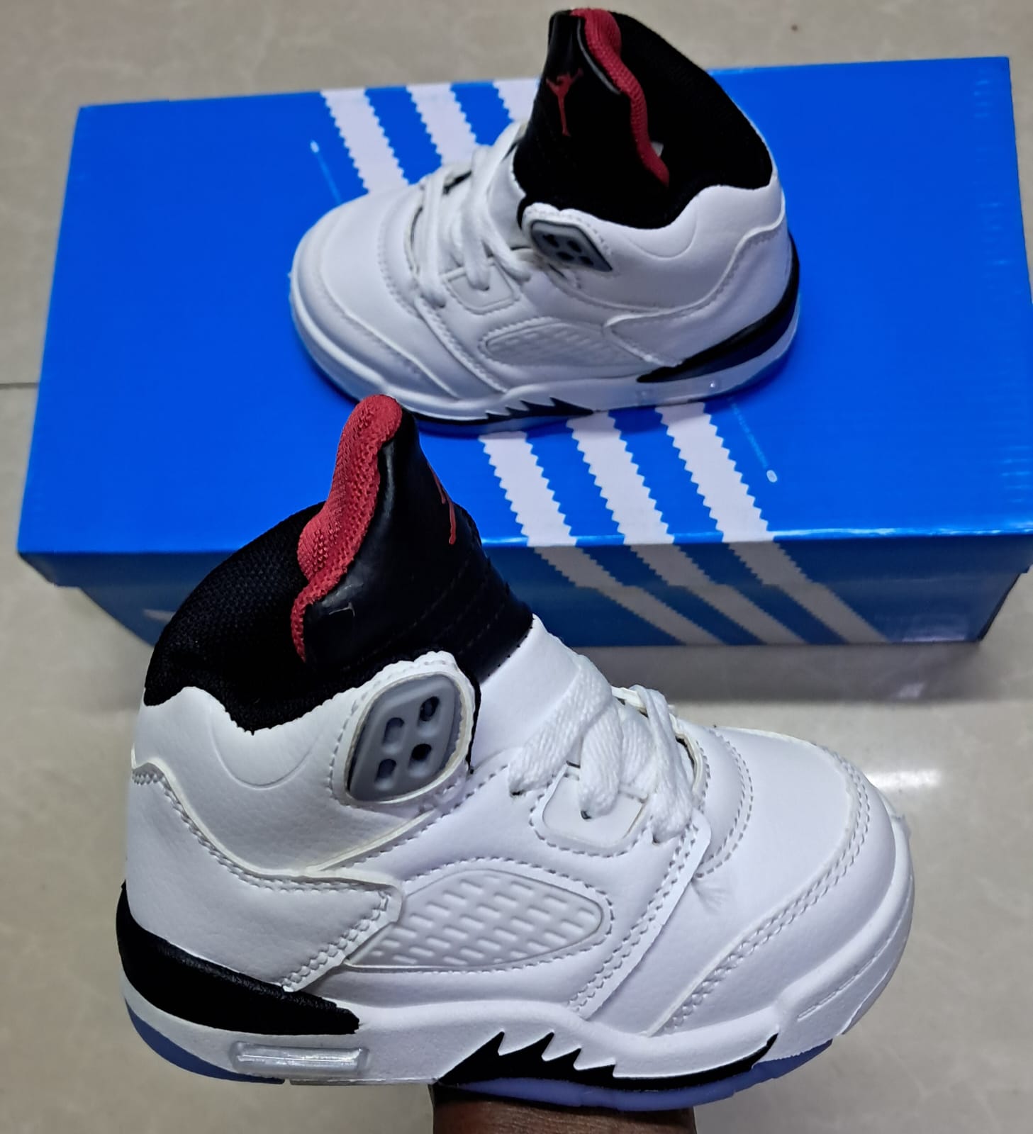 Kids' Fashion High-Top Sneakers - Comfortable Toddler Boys' Sport Shoes - Stylish Jordan-Style Trainers