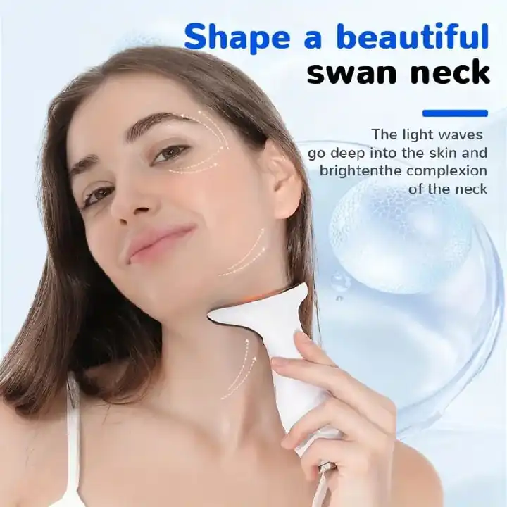 6-in-1 Electric Facial & Neck Massager – EMS Skin Tightening, Anti-Wrinkle Lifting Device with Heat & Sonic Vibration