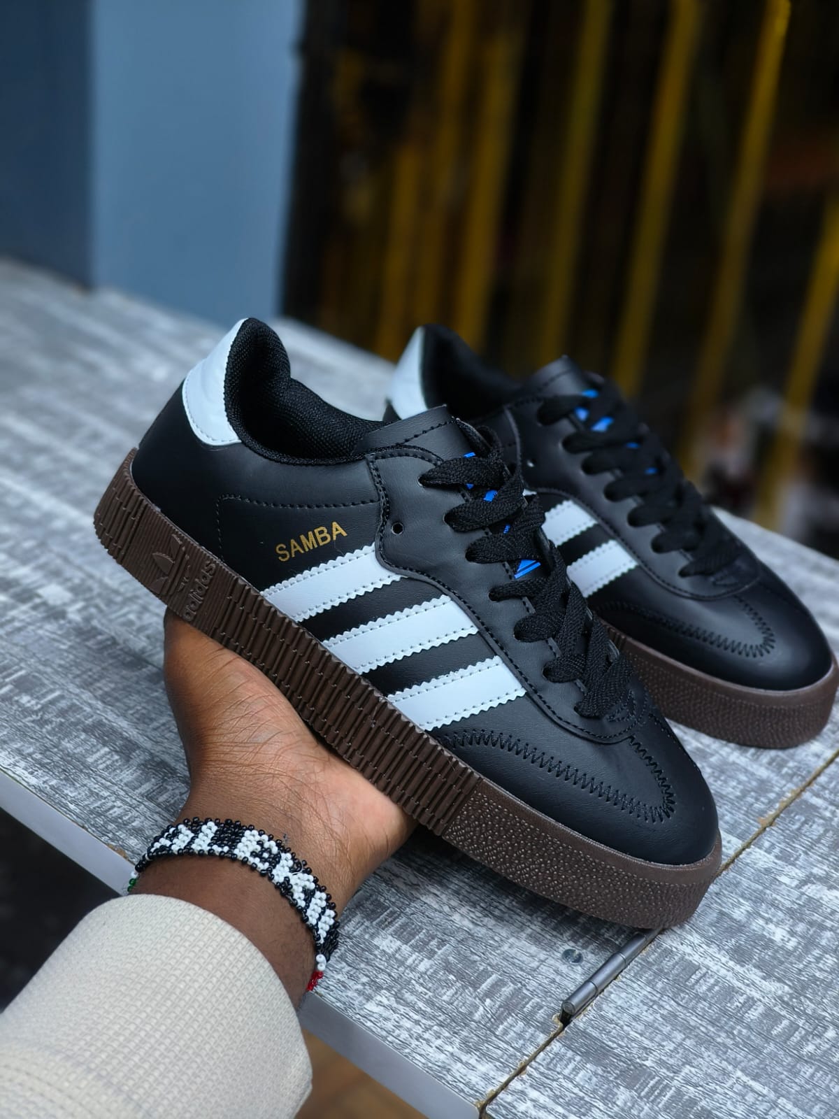 Classic Adidas Samba OG Double Sole sneakers featuring premium leather upper, suede overlays, gum sole, durable grip, timeless street style, all-day comfort, and versatile everyday wear