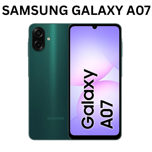 BRAND NEW SAMSUNG GALAXY A07 SMART PHONE 64GB+4GB 6.7" 90Hz Display 50MP Rear+8MP Front Cameras 5000mAh Battery 25W Fast Charging IP54 One UI 7 Android 15