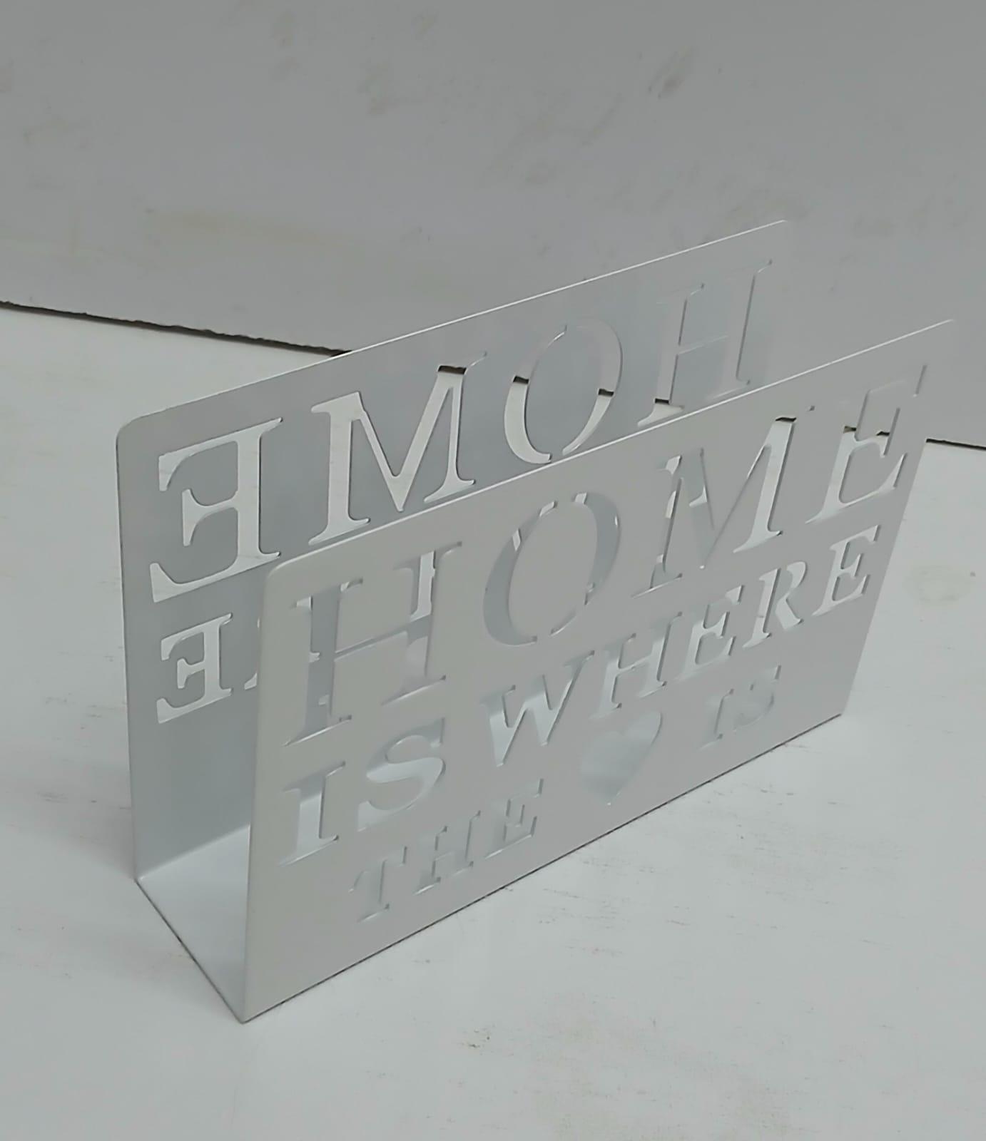 Serviette holder, Mettalic material, big enough for many serviettes, does not rust