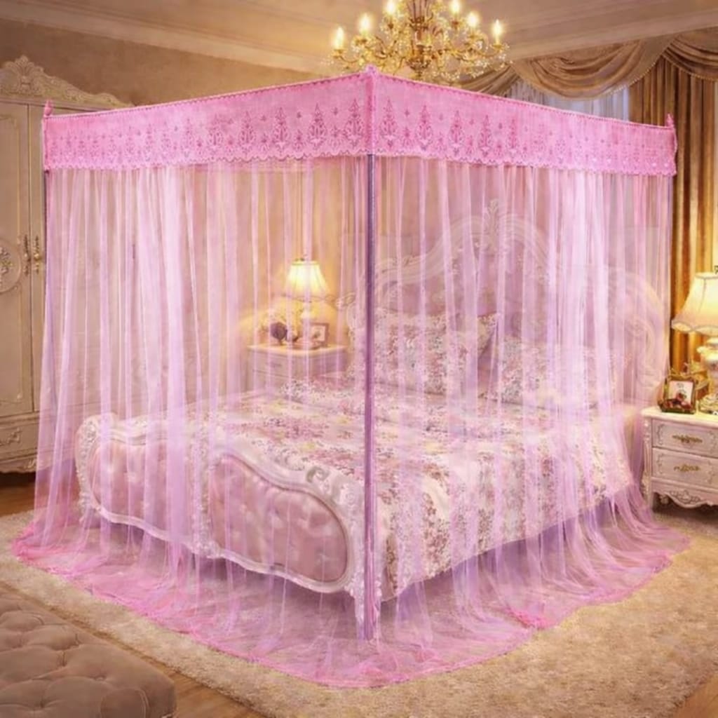 SPECIAL OFFER !!! 4 Stands Mosquito Net Bed Net Mosquito Repellent Tent Bedding Accessories