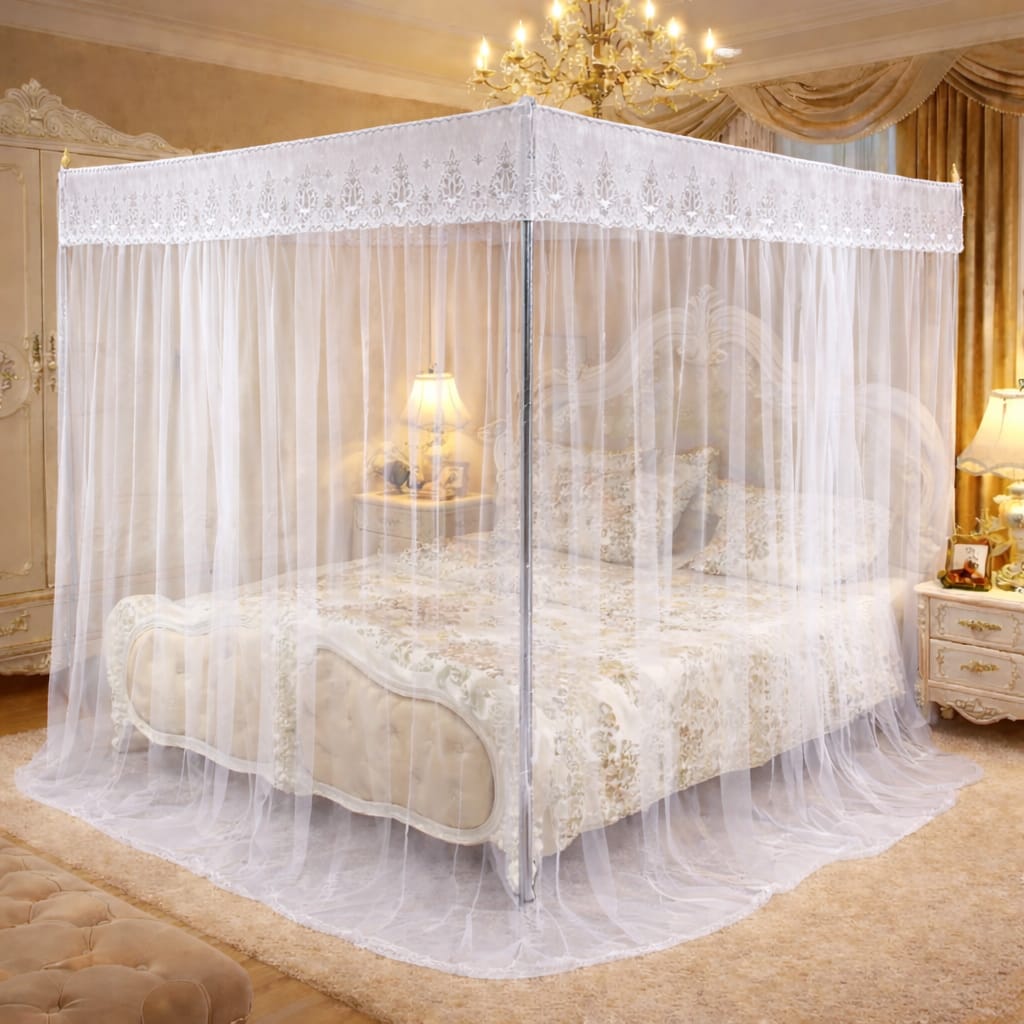 SPECIAL OFFER !!! 4 Stands Mosquito Net Bed Net Mosquito Repellent Tent Bedding Accessories