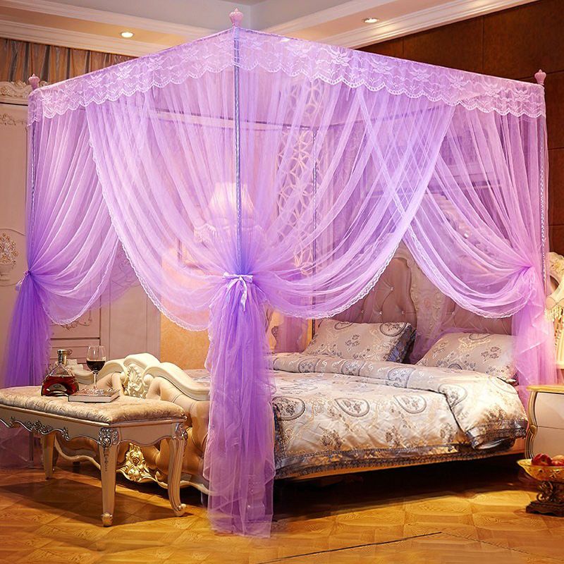 SPECIAL OFFER !!! 4 Stands Mosquito Net Bed Net Mosquito Repellent Tent Bedding Accessories