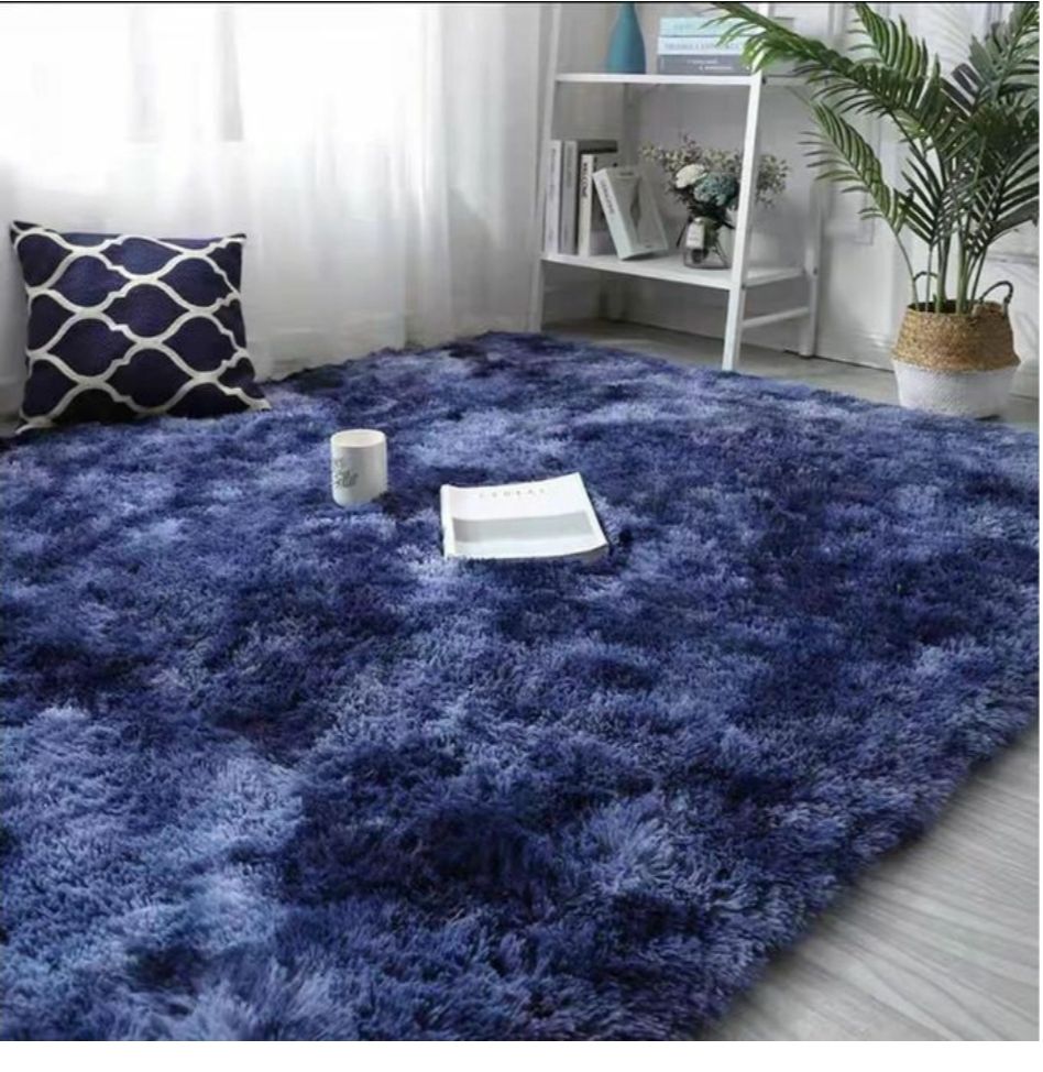 5 By 8 Soft Fluffy Carpets Non-slip Rugs Floor Mat
