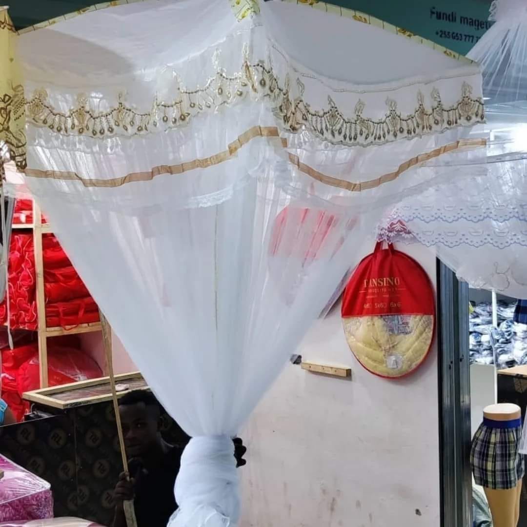 Top Square Double Decker Mosquito Nets Bedding Sets & Accessories-Free Size