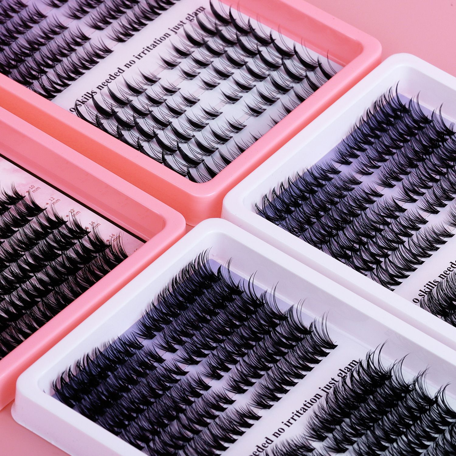 ✨ DIY Lash Extension Kit 💖 30D–60D Cluster Lashes Set | Natural Volume False Eyelashes 216 clusters-matrix series-mxf01-02 (50p+60p combination)