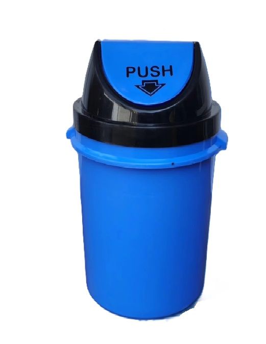 Kenpoly Swing Dustbin 50 Litres – Heavy Duty Plastic Waste Bin with Swing Lid, Large Capacity Garbage Bin, Durable Household Kitchen Office Dustbin, Hygienic Waste Storage Bin for Home, Office&Outdoor