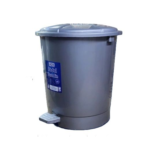 ADIX PEDAL BIN 10 LITRES – Compact Foot-Operated Waste Bin, Durable Plastic Kitchen & Bathroom Garbage Bin with Lid, Hygienic Hands-Free Trash Disposal, Home, Office, and Shop Use