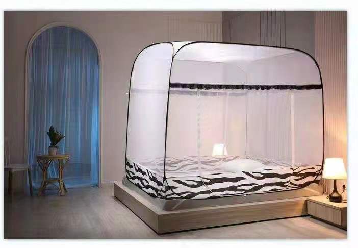 Foldable Mosquito tent net, Suitable for double beds, sizes, 5x6 and 6x6. 1pc