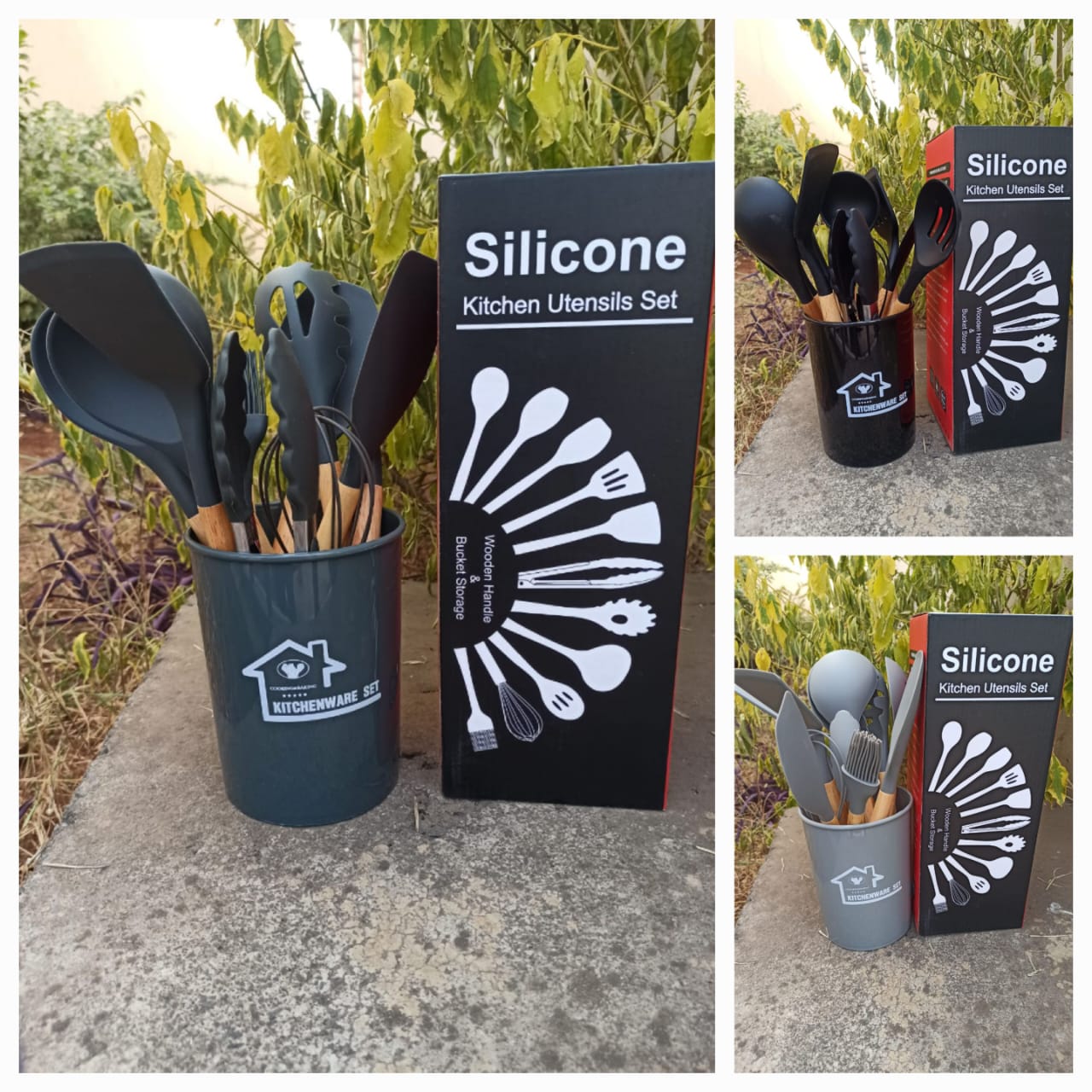12 pieces silicone spoon