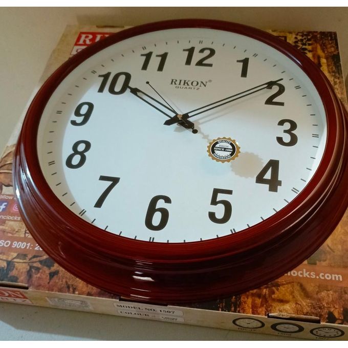 Rikon QUARTZ ELEGANT WALL CLOCK - 45CMS DIAMETRE - 1507